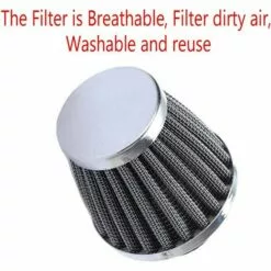 VERSAILLESFR 4 X Filtre à Air Froid Reniflard Carter Turbo Ventilateur 60mm Mini Bleu Pour Voiture Moto,Versailles -Tondeuse Et Accessoires Boutique 54078117 4