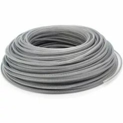 VERSAILLESFR Fil Coupe Bordure Universel, Ligne De Trimmer En Acier 3.0 Mm, Fil D'acier Débroussailleuse Robuste Pour Bosse Tête Tondeuse À Gazon De Jardinage 40m,Versailles