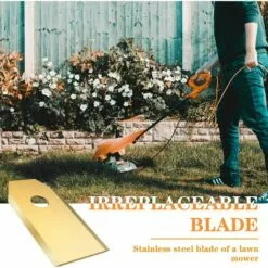 ILOVEMILAN 30 X Lames De Rechange En Titane Pour Tous Les Tondeuses De Jardin Automower Husqvarna/Gardena/Yard Force/Automower, Robuste (3.1 G / 0.75 Mm) Avec Vis -Tondeuse Et Accessoires Boutique 54413380 5
