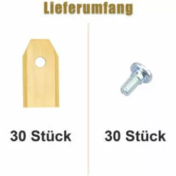 TolleTour 30 Lames De Rechange TITAN 0,75mm Pour Tondeuses-robots Husqvarna Automower Gardena - Jaune -Tondeuse Et Accessoires Boutique 54953765 2