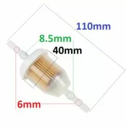 CYCLINGCOLORS 2x Filtre à Essence Grand Modèle Tondeuse Autoportée Tracteur 6mm + 8,5mm Carburant Tracteur Motoculteur 5 CYCLINGCOLORS 2x Filtre à Essence Grand Modèle Tondeuse Autoportée Tracteur 6mm + 8,5mm Carburant Tracteur Motoculteur -Tondeuse Et Accessoires Boutique 54965896 2