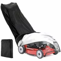 HKLFFJA Housse De Protection Universelle Pour Tondeuse à Gazon - Résistante Aux Intempéries - Étanche - Pour Tracteur De Pelouse - Protection Contre La Poussière - Avec Cordon De Traction