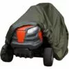 HKLFFJA Housse Pour Tondeuse à Gazon Autoportée, Bâche Imperméable Pour Tondeuse à Gazon, Housse De Tracteur De Pelouse, Coupe Universelle, Fibre De Polyester 210D, Protection UV Anti-poussière -Tondeuse Et Accessoires Boutique 55030969 1