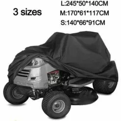 HKLFFJA Housse De Tondeuse À Gazon - Housse De Tondeuse À Gazon, Protection Universelle Adaptée À Votre Tracteur De Jardin, Avec Cordon Et Sac De Rangement (S/M/L),L -Tondeuse Et Accessoires Boutique 55254628 5