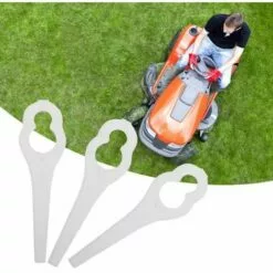 Lot De 50 Lames De Tondeuse à Gazon En Plastique Blanc FUIENKO -Tondeuse Et Accessoires Boutique 55268892 3