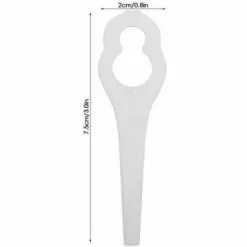 Lot De 50 Lames De Tondeuse à Gazon En Plastique Blanc FUIENKO -Tondeuse Et Accessoires Boutique 55268892 4