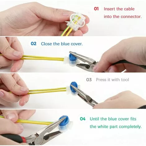20 Pieces Connecteurs De Câble Remplis Des Résines, Original Connecteurs 314 Pour Robot Tondeuse Automower,Fontainebleau 7 20 Pieces Connecteurs De Câble Remplis Des Résines, Original Connecteurs 314 Pour Robot Tondeuse Automower,Fontainebleau – Image 5