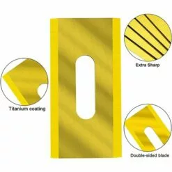 SUPERMARKET Lot De 30 Lames De Tondeuse En Acier Inoxydable Pour Husavarna 36,5 X 18,5 X 0,65 Mm (Or)Superma -Tondeuse Et Accessoires Boutique 55490047 3