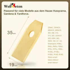 Hengda 30x Lames De Couteau En Titane Lames De Rechange De Qualité Gardena Set Yardforce Automower - Jaune -Tondeuse Et Accessoires Boutique 55625821 5