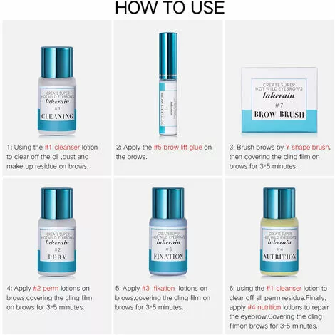 LIFCAUSAL Kit De Levage Semi-permanent Des Sourcils Kit De Stratification Des Sourcils Styling Réglage Permanent Curling Brow Laminationet Salon De Beauté Et Maison 3 LIFCAUSAL Kit De Levage Semi-permanent Des Sourcils Kit De Stratification Des Sourcils Styling Réglage Permanent Curling Brow Laminationet Salon De Beauté Et Maison – Image 2