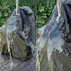 FR-LIFE BR-Vie Housse De Protection Pour Tondeuse à Gazon Robuste Durable Et Imperméable Couverture De Tondeuse À Gazon Bâche Armée Vert 140*66*91CM -Tondeuse Et Accessoires Boutique 56073810 4