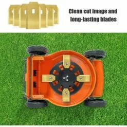 TINOR 45 Pièces Lames Tondeuse En Titane, Lame Robot Tondeuse Pour Husqvarn/Automower/Yardforce/Gardena Avec Vis, Lames De Rechange Pour Modèles 105, 310, 315, 320, 420, 430x, R40i -Tondeuse Et Accessoires Boutique 56198330 4