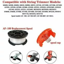 LUCKY-88 Tête De Tonte De Corde De Tonte De Ligne De Tonte De Bobine (bobine * 6 + Couvercle * 1 + Ressort * 1) -Tondeuse Et Accessoires Boutique 56330802 5