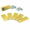 IRISFR 30 Lame De Rechange Qualité-Lames Compatible Avec Belrobotic Bigmow 0,5mm + Vis，lames De Tondeuse à Gazon，or，Lilaris -Tondeuse Et Accessoires Boutique 56742781 1