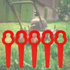 HKLFFJA 20 Pcs Lames De Tondeuse Pour RT250 Jardin Pelouse Tondeuse Accessoires,lames De Rechange,couteau En Plastique, Coupe-bordures Sans Fil -Tondeuse Et Accessoires Boutique 57020351 4