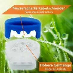 HKLFFJA Connecteur De Câble 10x Connecteurs Pour Câble Périphérique, Kit De Réparation Pour Câbles De Tondeuse Robot, Serre-câble, Pour Raccorder Les Extrémités De Câbl -Tondeuse Et Accessoires Boutique 57478664 4