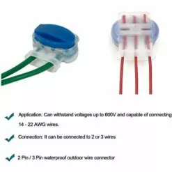 HKLFFJA Connecteurs De Câble Remplis Des Résines Pour Jardin & Extérieur Et Tondeuse Robot,50 Pièces -Tondeuse Et Accessoires Boutique 57478667 3