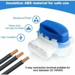 HKLFFJA 26pcs Connecteurs De Câble Remplis Des Résines, Connecteurs De Câbles Pour Robot Tondeuse, Etanche Connecteur Fil Tondeuse Pour Jardin & Extérieur Et Tondeuse Robot Et Voiture Mower 9 HKLFFJA 26pcs Connecteurs De Câble Remplis Des Résines, Connecteurs De Câbles Pour Robot Tondeuse, Etanche Connecteur Fil Tondeuse Pour Jardin & Extérieur Et Tondeuse Robot Et Voiture Mower -Tondeuse Et Accessoires Boutique 57478681 3