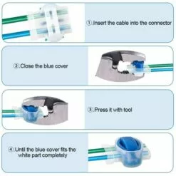 HKLFFJA 26pcs Connecteurs De Câble Remplis Des Résines, Connecteurs De Câbles Pour Robot Tondeuse, Etanche Connecteur Fil Tondeuse Pour Jardin & Extérieur Et Tondeuse Robot Et Voiture Mower 10 HKLFFJA 26pcs Connecteurs De Câble Remplis Des Résines, Connecteurs De Câbles Pour Robot Tondeuse, Etanche Connecteur Fil Tondeuse Pour Jardin & Extérieur Et Tondeuse Robot Et Voiture Mower -Tondeuse Et Accessoires Boutique 57478681 4