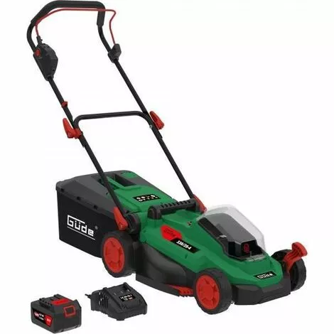 Güde Tondeuse à Gazon Accu 330/20-4Ah - Batterie Et Chargeur Inclus - Boîte De Collecte 30 L 3 Güde Tondeuse à Gazon Accu 330/20-4Ah - Batterie Et Chargeur Inclus - Boîte De Collecte 30 L