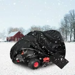 ABCRITAL Housse Imperméable Pour Tondeuse Autoportée, Housse De Tondeuse Housse De Protection Pour Tondeuse À Gazon Housse De Tracteur De Pelouse En Tissu Pour Extérieur Jardin Pelouse, 183Cm X 137Cm X 117Cm -Tondeuse Et Accessoires Boutique 57779330 4