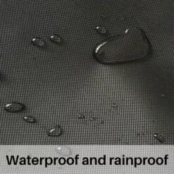 ABCRITAL Housse Imperméable Pour Tondeuse Autoportée, Housse De Tondeuse Housse De Protection Pour Tondeuse À Gazon Housse De Tracteur De Pelouse En Tissu Pour Extérieur Jardin Pelouse, 183Cm X 137Cm X 117Cm -Tondeuse Et Accessoires Boutique 57779330 5