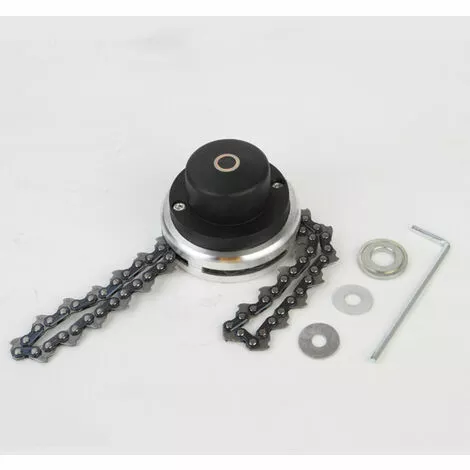 DONTODENT Tête De Fauche à Chaîne - Tête De Fauche à Chaîne - Tête De Faucheuse Irrigatrice - Tête De Faucheuse Sarcleuse - Noir - Entretoise Universelle 25.4mm 5 DONTODENT Tête De Fauche à Chaîne - Tête De Fauche à Chaîne - Tête De Faucheuse Irrigatrice - Tête De Faucheuse Sarcleuse - Noir - Entretoise Universelle 25.4mm – Image 3