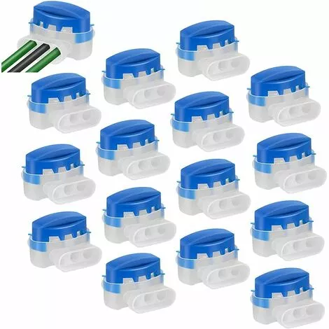 TINOR 20 Pièces Connecteurs De Câble Remplis Des Résines Connecteur Etanche 3 Trous Avec Pince Auto-Dénudante ABS Isolé Pour Les Tondeuses à Gazon Robotisées D'Extérieur, Les Jardins 3 TINOR 20 Pièces Connecteurs De Câble Remplis Des Résines Connecteur Etanche 3 Trous Avec Pince Auto-Dénudante ABS Isolé Pour Les Tondeuses à Gazon Robotisées D'Extérieur, Les Jardins