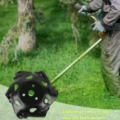 GRID COOL Tête De Coupe Herbe, Tête De Désherbage, Tete Mauvaise Herbe, Tete Coupe Bordure Universelle, Tete De Debroussailleuse Acier, Debroussailleuse Accessoires, Pour Maison Jardin, -Tondeuse Et Accessoires Boutique 58349423 5