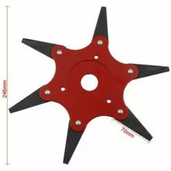 FONTAINEBLEAU Lames En Acier De 70 Mm Rasoirs Tondeuse à Gazon Mangeur D'herbe Tête De Coupe Brosse Outil De Coupe，Fonepro -Tondeuse Et Accessoires Boutique 58383262 5