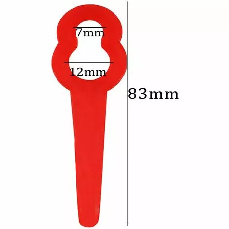 FVBJD 20 Pcs Lames De Tondeuse Pour RT250 Jardin Pelouse Tondeuse Accessoires,lames De Rechange,couteau En Plastique, Coupe-bordures Sans Fil 4 FVBJD 20 Pcs Lames De Tondeuse Pour RT250 Jardin Pelouse Tondeuse Accessoires,lames De Rechange,couteau En Plastique, Coupe-bordures Sans Fil – Image 2
