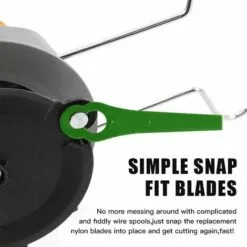 FVBJD Lames En Plastique De Rechange Pour Coupe-Bordures, 100 Lames De Rechange En Plastique Lames Plastique Lames De Tondeuse Pour Jardin Pelouse Tondeuse Accessoires(Vert) -Tondeuse Et Accessoires Boutique 58677383 2