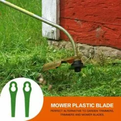 FVBJD Lames En Plastique De Rechange Pour Coupe-Bordures, 100 Lames De Rechange En Plastique Lames Plastique Lames De Tondeuse Pour Jardin Pelouse Tondeuse Accessoires(Vert) -Tondeuse Et Accessoires Boutique 58677383 5