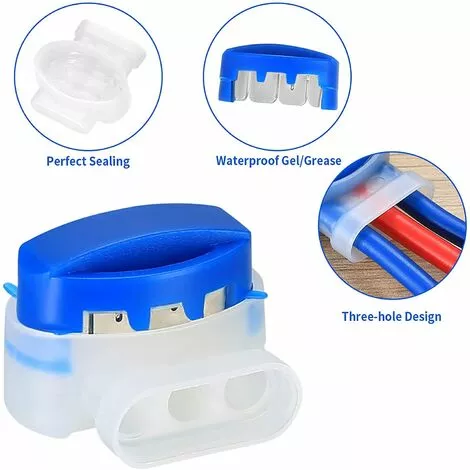 FVBJD 20 Pièces Connecteurs De Câbles Pour Robot Tondeuse, Raccords De Câble Périphérique Du Robot, Connecteurs Support Pour Câble Tondeuses à Gazon Robotiques Extérieures De Jardin 6 FVBJD 20 Pièces Connecteurs De Câbles Pour Robot Tondeuse, Raccords De Câble Périphérique Du Robot, Connecteurs Support Pour Câble Tondeuses à Gazon Robotiques Extérieures De Jardin – Image 4