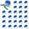 FVBJD 26pcs Connecteurs De Câble Remplis Des Résines, Connecteurs De Câbles Pour Robot Tondeuse, Etanche Connecteur Fil Tondeuse Pour Jardin & Extérieur Et Tondeuse Robot Et Voiture Mower -Tondeuse Et Accessoires Boutique 58758246 1