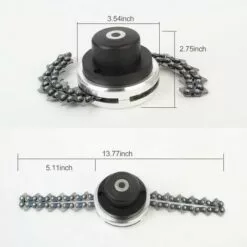 LIFCAUSAL Tête De Tondeuse Avec Lame De Coupe-chaîne à Bobine Tête De Tondeuse à Gazon D'extérieur Outil De Mangeur De Tête De Tondeuse En Acier Pour Remplacement De Tondeuse à Gazon à Arbres Droits 9 LIFCAUSAL Tête De Tondeuse Avec Lame De Coupe-chaîne à Bobine Tête De Tondeuse à Gazon D'extérieur Outil De Mangeur De Tête De Tondeuse En Acier Pour Remplacement De Tondeuse à Gazon à Arbres Droits -Tondeuse Et Accessoires Boutique 58874787 3