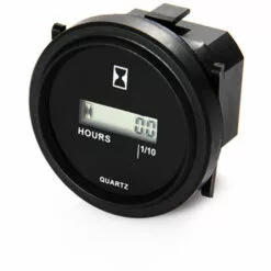 GUAZHUNIFR GU.B/bon Compteur Horaire Rond LCD Compteur Horaire Quartz AC86-230V Pour Chariot Fourche Chariot De Golf Bateau Tracteur Générateur Moteur Tondeuse