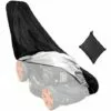 AOUGO Couverture Tondeuse à Gazon Housse De Tondeuse à Gazon Protection Pour Tondeuse Noir 74×39×25 Inches -Tondeuse Et Accessoires Boutique 59300658 1