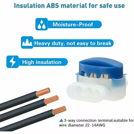 ZOLGINAH Lot De 20 Connecteurs De Câble Remplis Des Résines Pour Robot Tondeuse Automower 7 ZOLGINAH Lot De 20 Connecteurs De Câble Remplis Des Résines Pour Robot Tondeuse Automower – Image 5