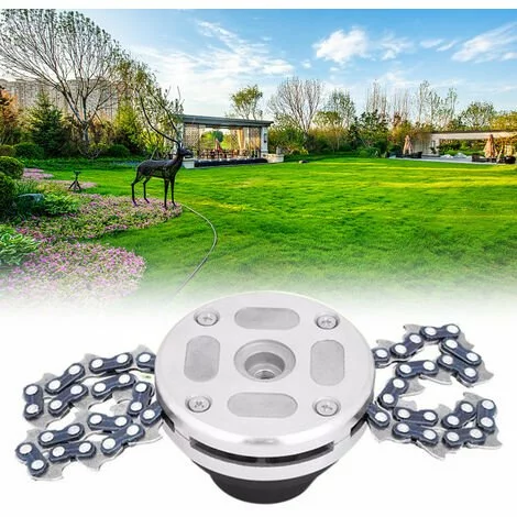 LIFCAUSAL 65Mn Durable Tondeuse Tête Bobine Jardin Tondeuse À Gazon Débroussailleuse Jardin Herbe Chaîne Tondeuse Pour Tondeuse À Gazon 6 LIFCAUSAL 65Mn Durable Tondeuse Tête Bobine Jardin Tondeuse À Gazon Débroussailleuse Jardin Herbe Chaîne Tondeuse Pour Tondeuse À Gazon – Image 4