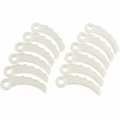 MAKITA Lot De 12 Couteaux Courbés Synthétiques Pour DUR - 198426-9