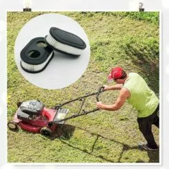 ENLENK 4 Piece Lawn Mower Filter Replace - Filtre à Air Pour Tondeuse à Gazon, Filtre à Air Pour Moteur De Remplacement, Moteur De Tondeuse à Gazon Remplace 798452 593260 5432K -Tondeuse Et Accessoires Boutique 60208810 5