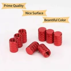 IRISFR Bouchons De Tige De Valve Voiture De Pneu, Couvercle De Bouchon De Valve De Pneu En Aluminium Avec Anneau En Caoutchouc Pour Voitures, SUV, Vélos, Velo Camions, Motos (Rouge), Lilaris 8 Pièces 9 IRISFR Bouchons De Tige De Valve Voiture De Pneu, Couvercle De Bouchon De Valve De Pneu En Aluminium Avec Anneau En Caoutchouc Pour Voitures, SUV, Vélos, Velo Camions, Motos (Rouge), Lilaris 8 Pièces -Tondeuse Et Accessoires Boutique 60280005 3