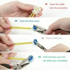 OUSUDELA Lot De 20 Connecteurs De Câble Remplis Des Résines Pour Robot Tondeuse Automower -Tondeuse Et Accessoires Boutique 60280023 5