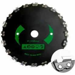 DECKON Chargeur De Lame De Tondeuse à Gazon 20 Dents 9 Pouces Débroussailleuse Lame De Scie Tête De Coupe Vitesse Maximale 10000 TR/Min Accessoires De Tondeuse à Gazon -Tondeuse Et Accessoires Boutique 60684390 3
