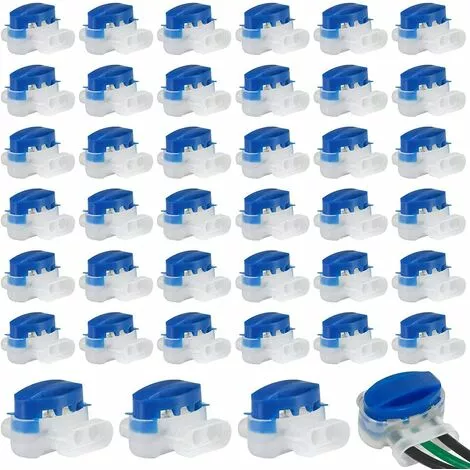 PESCE Connecteurs De Câble Remplis Des Résines, 40 Pièces Connecteurs De Câble Robot Tondeuse Remplis Étanche 3 Trous Fils Électrique Sertis Gel Résine Pour Tondeuses à Gazon Robotiques Automower. 3 PESCE Connecteurs De Câble Remplis Des Résines, 40 Pièces Connecteurs De Câble Robot Tondeuse Remplis Étanche 3 Trous Fils Électrique Sertis Gel Résine Pour Tondeuses à Gazon Robotiques Automower.
