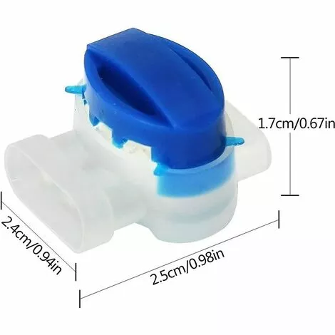 PESCE Connecteurs De Câble Remplis Des Résines, 40 Pièces Connecteurs De Câble Robot Tondeuse Remplis Étanche 3 Trous Fils Électrique Sertis Gel Résine Pour Tondeuses à Gazon Robotiques Automower. 4 PESCE Connecteurs De Câble Remplis Des Résines, 40 Pièces Connecteurs De Câble Robot Tondeuse Remplis Étanche 3 Trous Fils Électrique Sertis Gel Résine Pour Tondeuses à Gazon Robotiques Automower. – Image 2