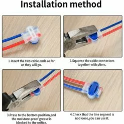 PESCE 20 Pièces Connecteurs De Câbles Pour Robot Tondeuse, Raccords De Câble Périphérique Du Robot, Connecteurs Support Pour Câble Tondeuses à Gazon Robotiques Extérieures De Jardin -Tondeuse Et Accessoires Boutique 61284322 3