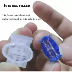 PESCE 20 Pièces Connecteur De Câble Remplis De Gel Résine, Connecteur Etanche, Colliers De Connexion Pour Jardin Extérieur La Tondeuse à Gazon Robotique -Tondeuse Et Accessoires Boutique 61284334 5