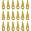 DENUOTOP 18pcs Lames De Rechange Pour Bosch Titane Accessoires Pour Tondeuses Robot, Lame De Rechange Pour Robot Tondeuse Lame Compatible Avec Bosch Tondeuse